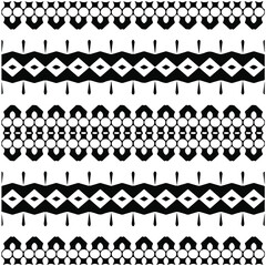 
Seamless ethnic pattern.Abstract Geometric Pattern generative computational art illustration.Black and 
white pattern for wallpapers and backgrounds. 