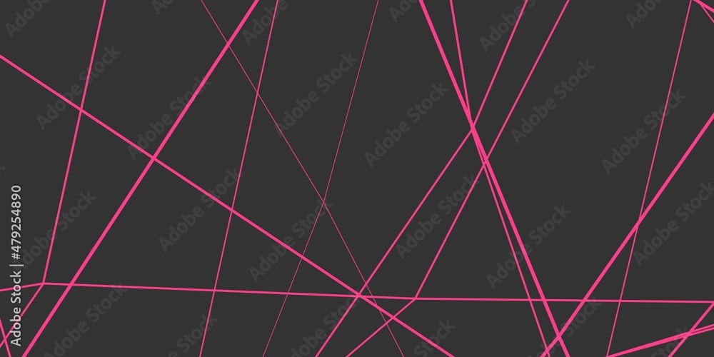 Poster abstract rendering of colored lines on a gray background.