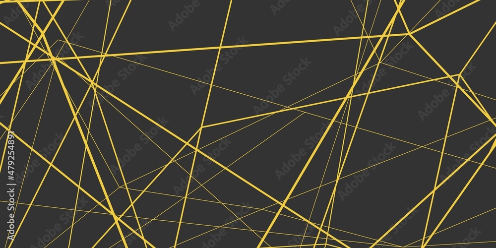 Poster abstract rendering of colored lines on a gray background.