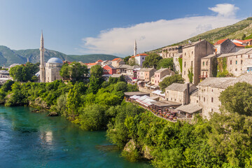 Fototapeta na wymiar View of Mostar. Bosnia and Herzegovina