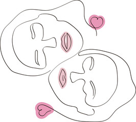 Minimalist Valentine's Day Cards