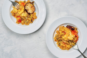 rice with chicken