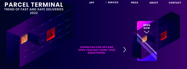 Premium vector parcel locker icon for your delivery business.