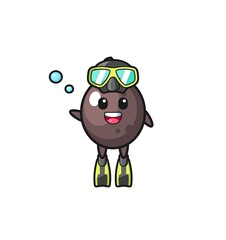the black olive diver cartoon character
