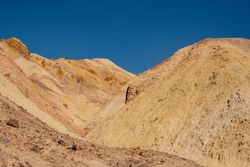 Streaks of Color in the Badlands of Death Valley