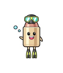 the bullet diver cartoon character