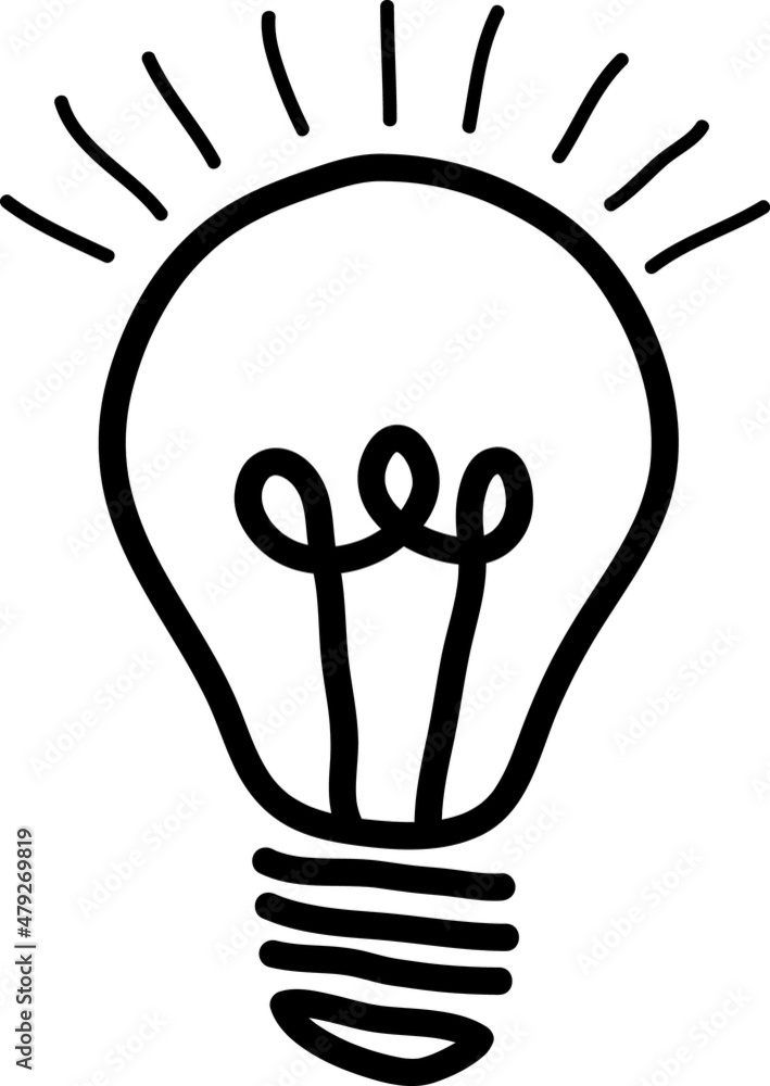 Poster light lamp icon vector. simple flat symbol..eps