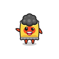 snack character as the afro boy