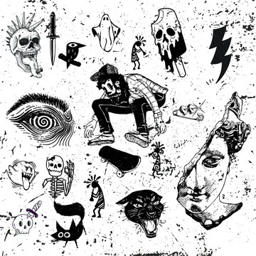 Retro Tattoo collection 16
