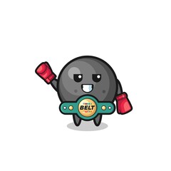 cannon ball boxer mascot character