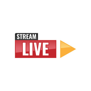  live stream logo desin image