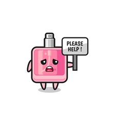 cute perfume hold the please help banner