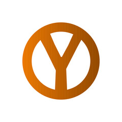 Letter Y Logo With Creative Modern Business Typography Vector Template. Creative Abstract Letter Y Logo Design