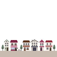 ヨーロッパ風建物　背景