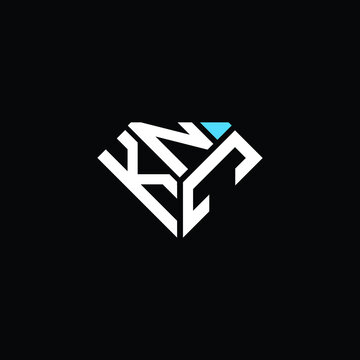KNC letter logo creative design. KNC unique design