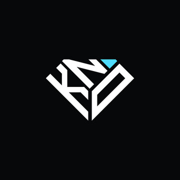 KND letter logo creative design. KND unique design