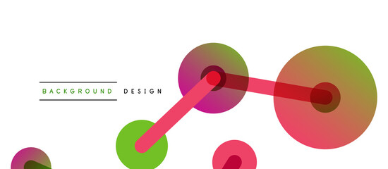 Network concept abstract background. Dots connection. Big data idea. Business template for wallpaper, banner, background or landing