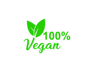 100% vegan vector illustrator 