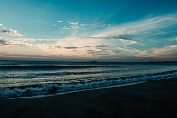 Beautiful cloudscape over the sea