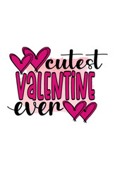 Valentine's T Shirt Design Vector
