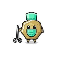 surgeon loose stools mascot character
