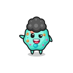 amoeba character as the afro boy