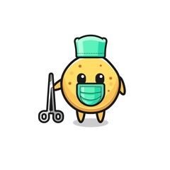surgeon potato chip mascot character