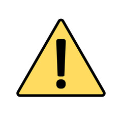 A simple caution or warning exclamation icon.