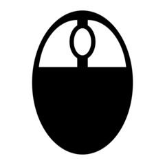 Simple mouse icon. Vectors about computers.