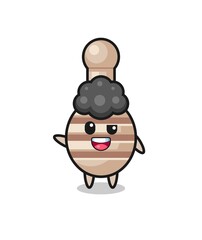 honey dipper character as the afro boy