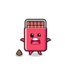 matches box earth surprised to meet poop