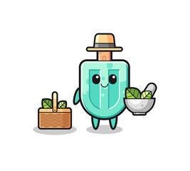 popsicles herbalist cute cartoon