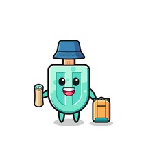 popsicles mascot character as hiker