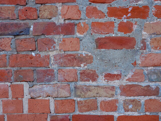 Obraz premium Abstract old white brick wall textured background