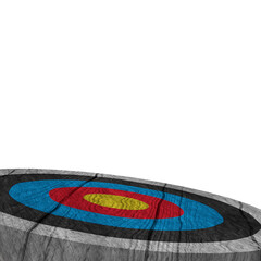Obraz premium Archery Target isolated 3d illustration