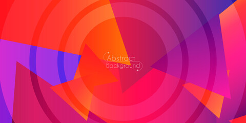 Obraz premium Abstract creative geometric background. Abstract Minimal Creative Circle Wave and Round shape vector banner, poster, background, landing page, wallpaper.