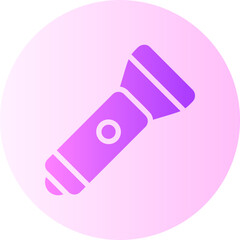 flashlight gradient icon