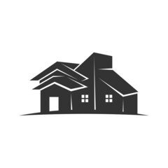 Real estate icon Illustration Brand company