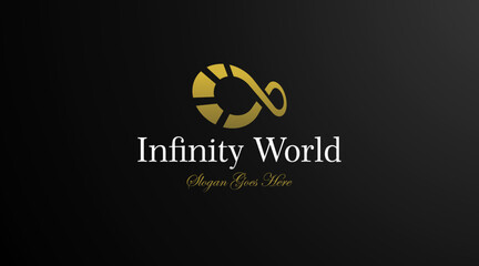 Infinity Logo Design Concept Vector. Elegant Logo Design Concept for Infinity Logo Template