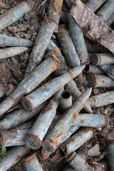 cartridges from the kalashnikov assault rifle