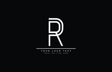 letter RPD Clean and Minimal Initial Based Logo Design