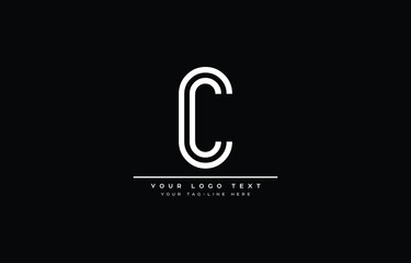 letter CC Clean and Minimal Initial Based Logo Design