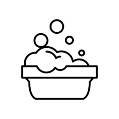 Water soap icon