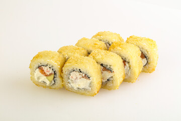 Japanese tempura roll with fish