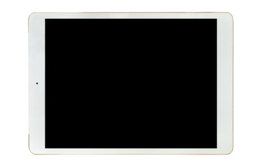 Tablet isolated , black screen
