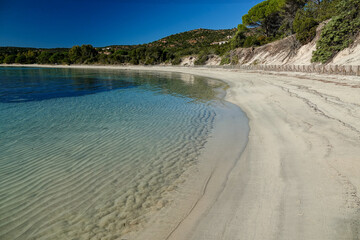 Corse, la plage de Tamaricciu