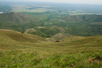 Panoramic in Chapada dos Guimaraes (Plateau of Guimaraes), Mato Grosso, Brazil