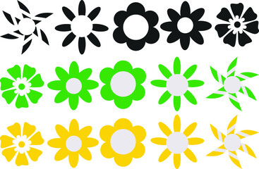 icon set nature and healty illustration east to edit and use for website apps and e commerse

