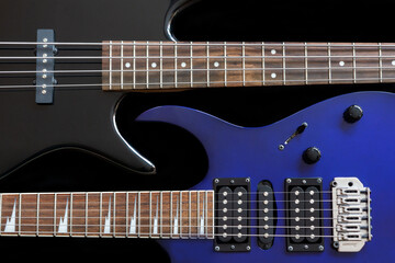 Electric guitar and bass