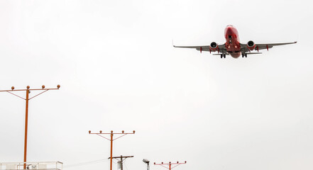 airplane in the sky